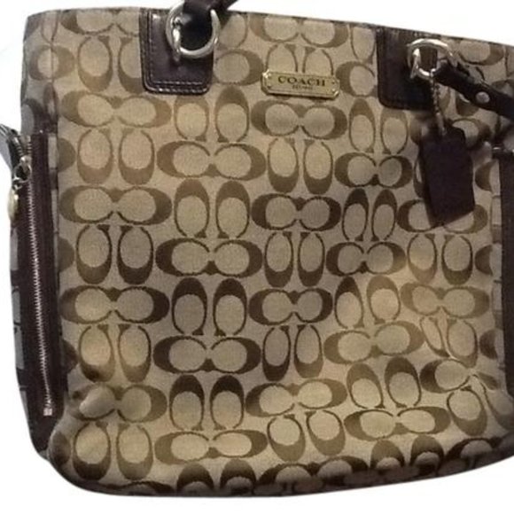 Coach Signature Gallery NS Zip Tote Bag - Picture 5 of 10